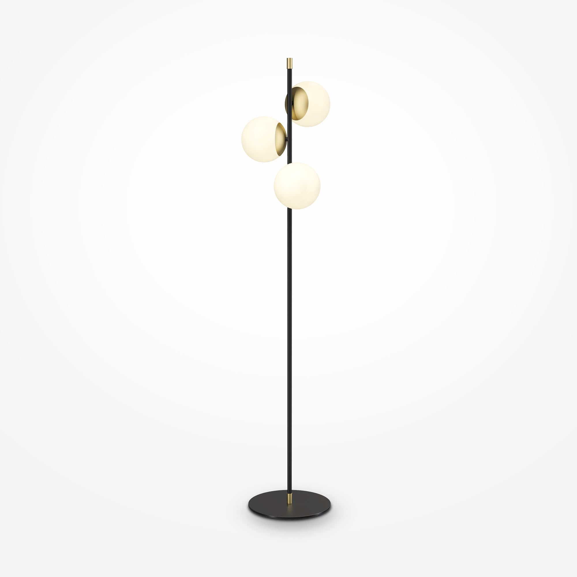 Lampada da terra Nostalgia - Maytoni - Nero - MOD048FL-03G