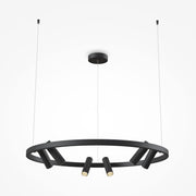 Lampada a sospensione Satellite - Maytoni - Nero - MOD102PL-L42B
