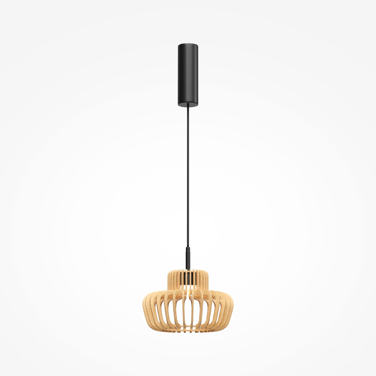 Lampada a sospensione Namiki - Maytoni - Nero - MOD465PL-L12BK2