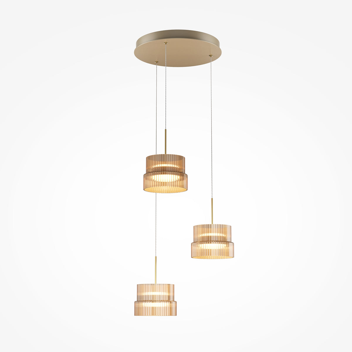 Lampada a sospensione Scala - Maytoni - Bronzo - MOD496PL-L33BZK
