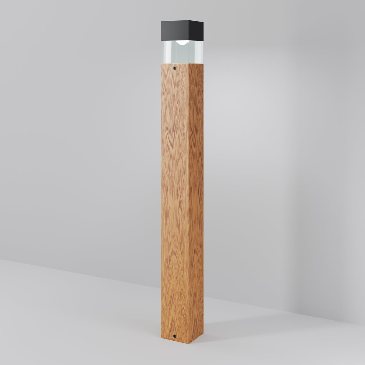 Lampada da esterno Quadra - Maytoni - Effetto legno - O143FL-L8TK