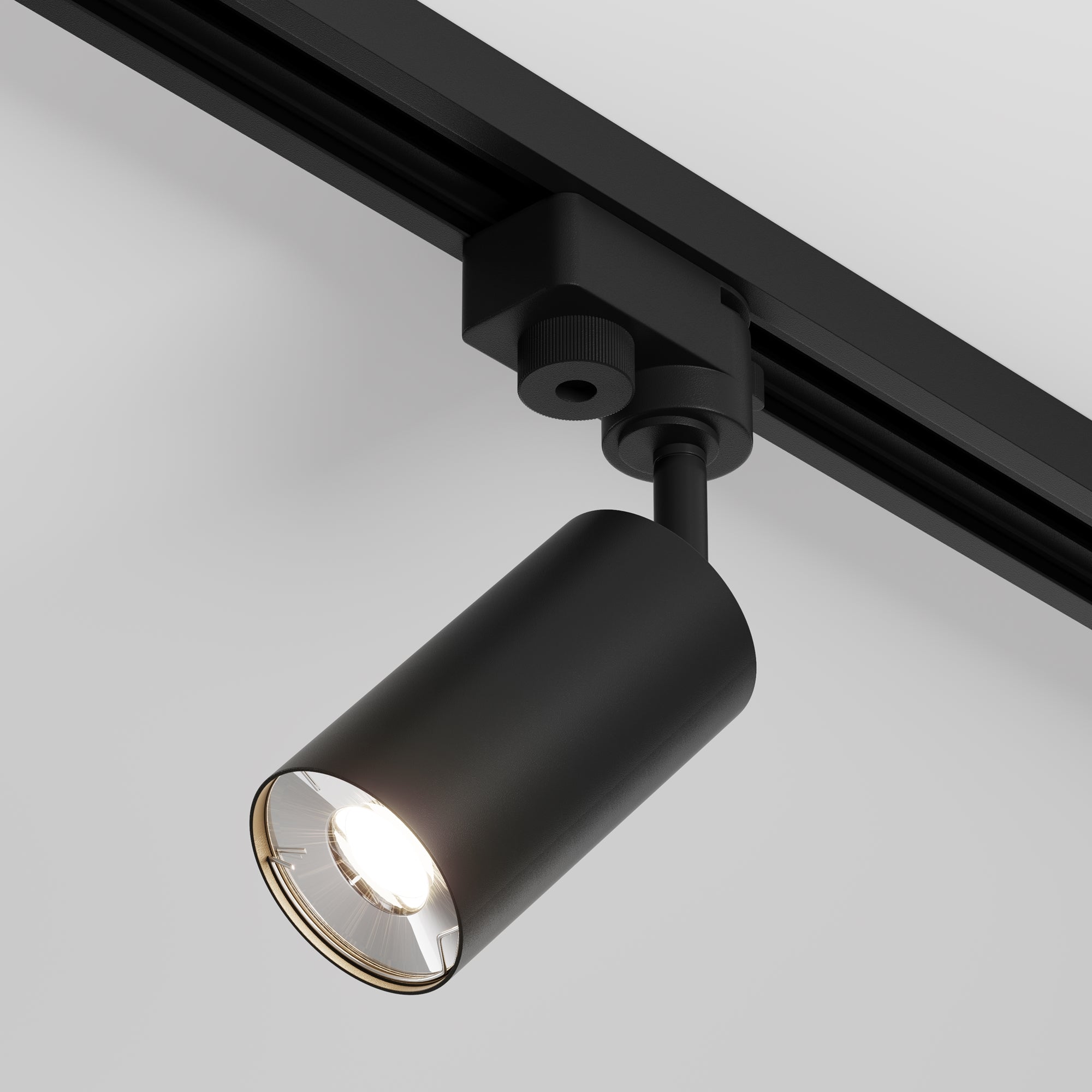 Una lampada da binario Focus MINI Unity GU10 1x10W - Maytoni - Nero - TR002-1-GU10-B