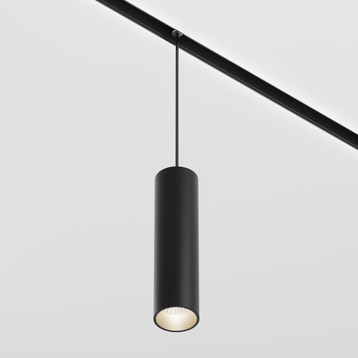 Faretto per binario Focus LED - Maytoni - Nero - TR041-4-12WTW-DD2-B
