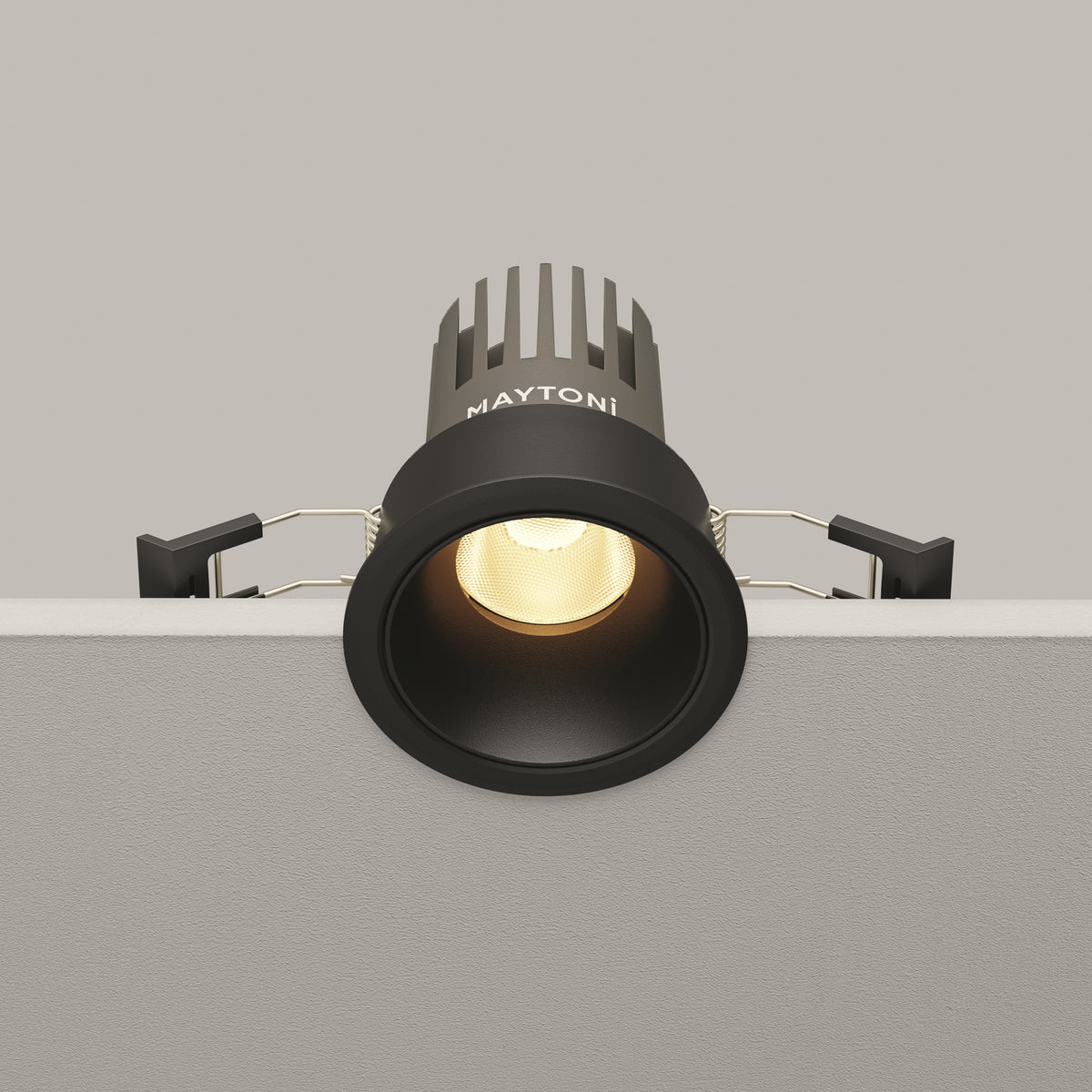 Faretto da incasso Dip - Maytoni - Nero - DL115-10W-2.7K-B