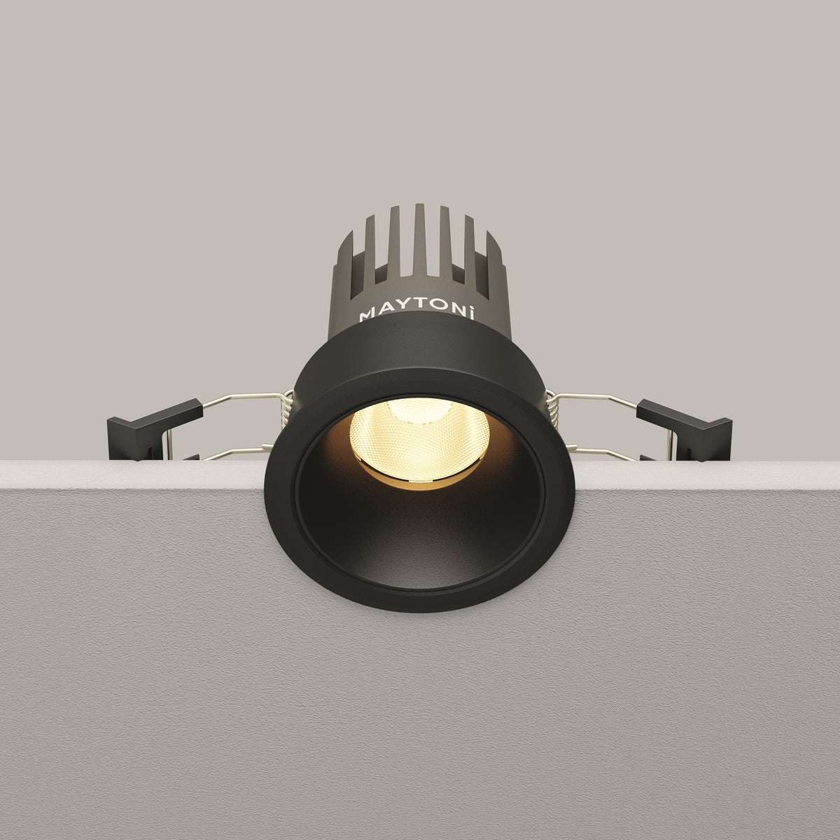 Faretto da incasso Dip - Maytoni - Nero - DL115-10W-3K-B