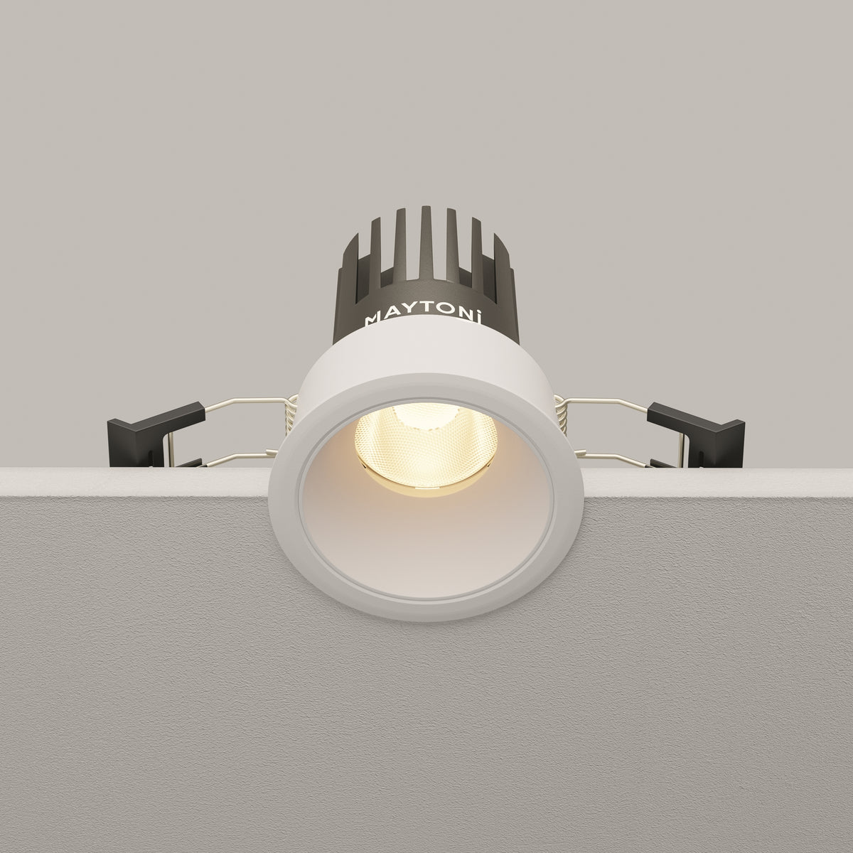 Faretto da incasso Dip - Maytoni - Bianco - DL115-10W-3K-W