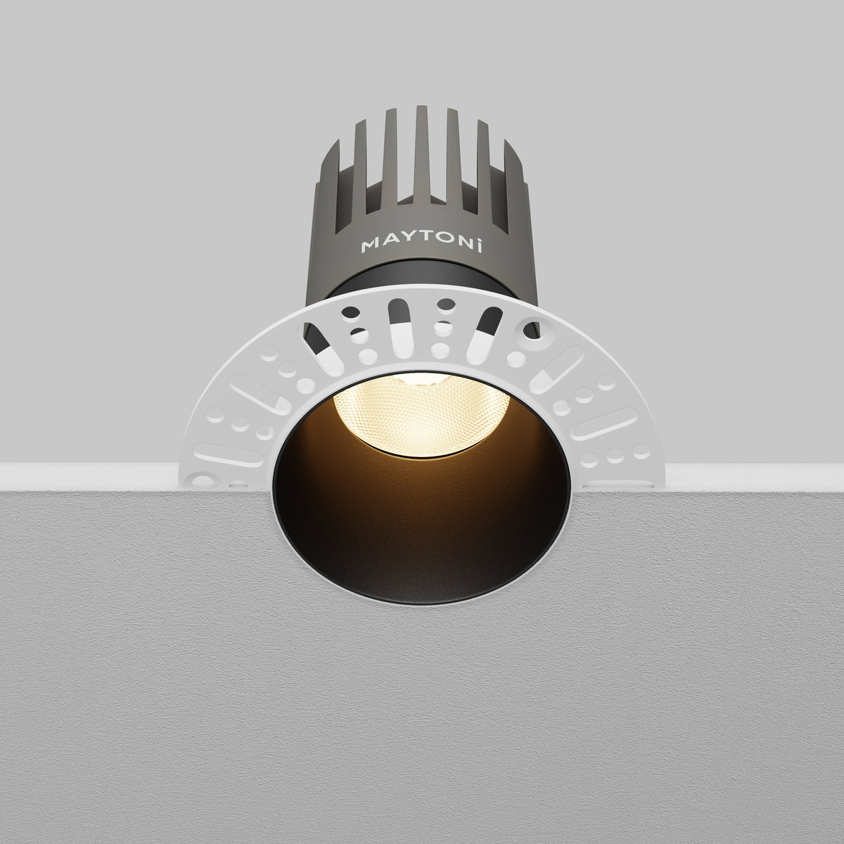 Faretto da incasso Dip - Maytoni - Nero - DL122-15W-3K-TRS-B