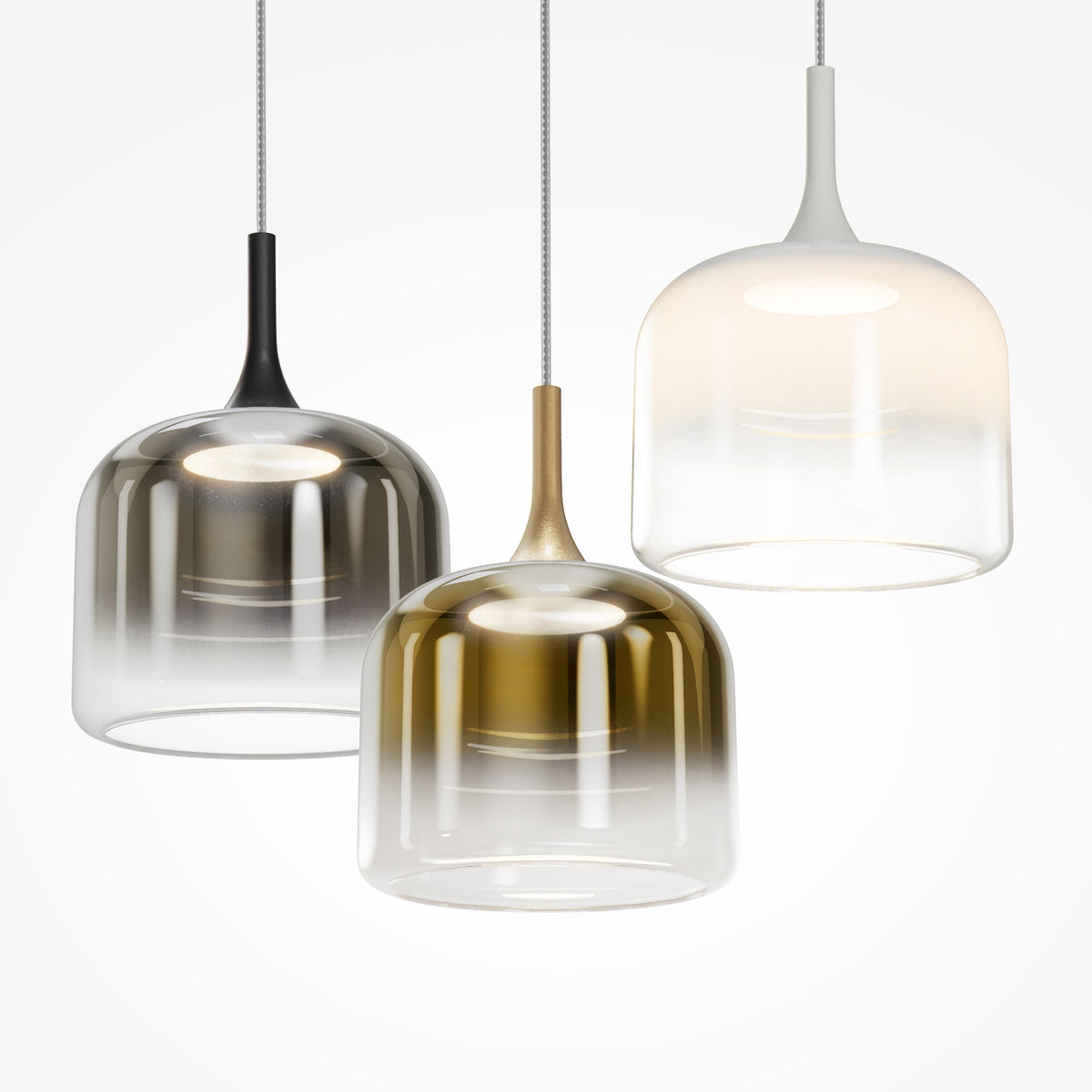 Lampada a sospensione Spirito - Maytoni - Oro - MOD286PL-L18G3K