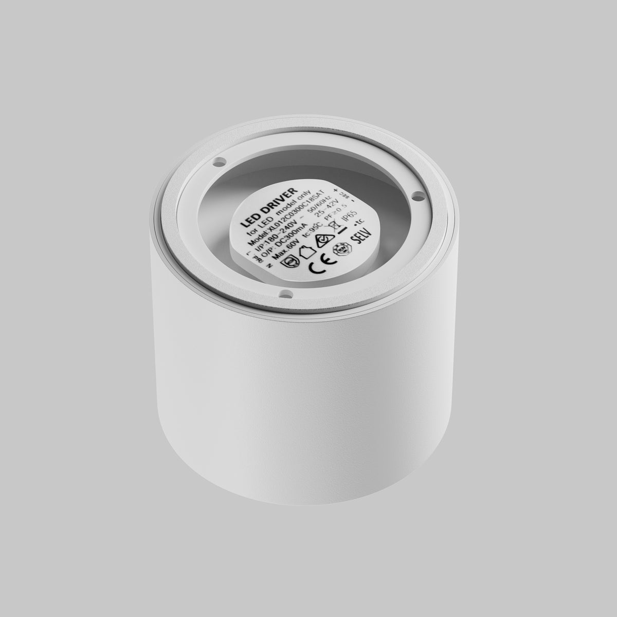 Lampada da soffitto Lens - Maytoni - Bianco - C217CL-15W3K-W