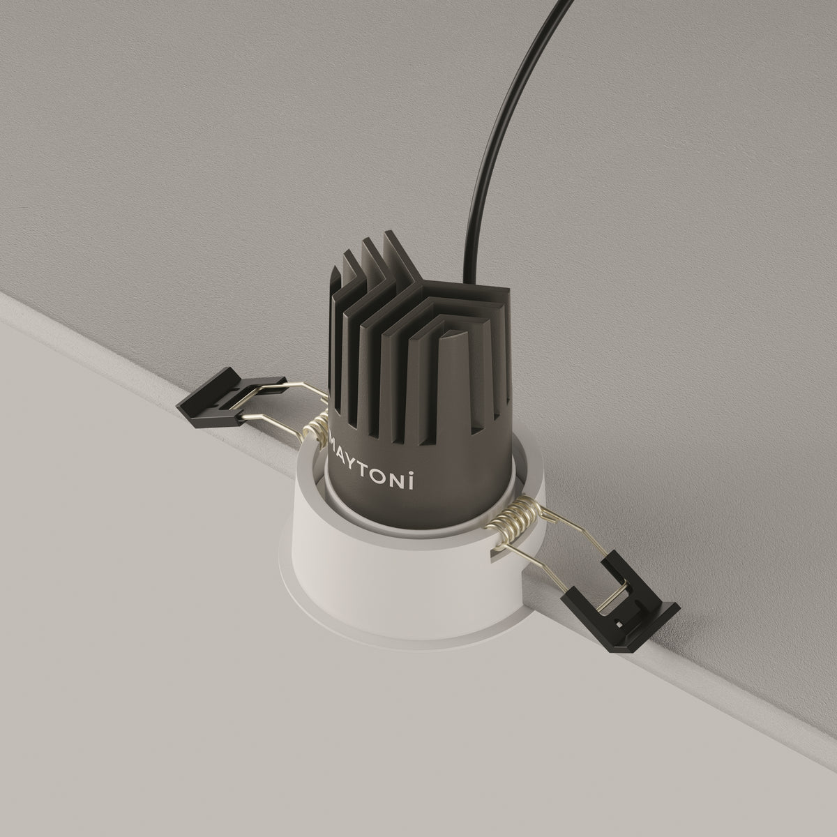 Faretto da incasso Dip - Maytoni - Bianco - DL115-10W-3K-W