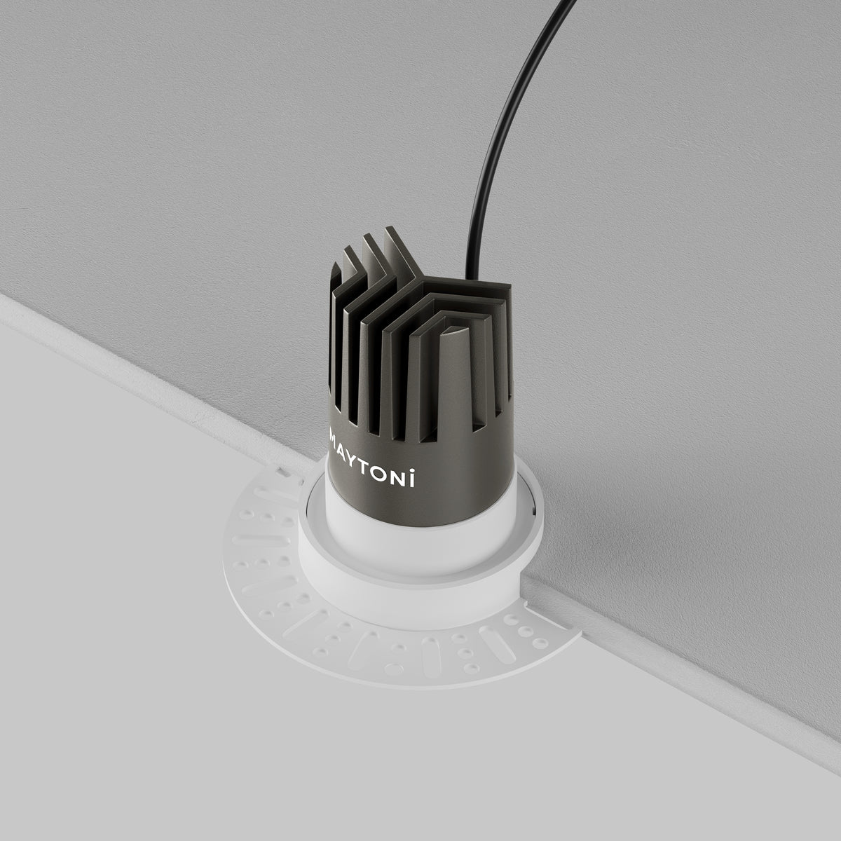 Faretto da incasso Dip - Maytoni - Bianco - DL119-10W-2.7K-TRS-W