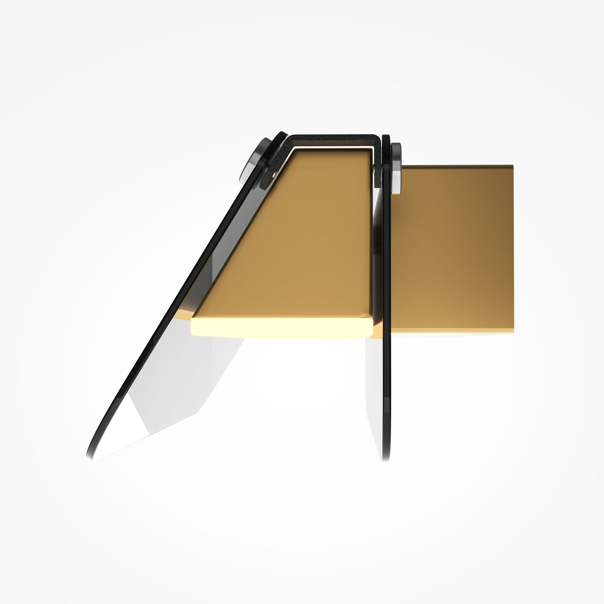 Lampada a muro Flat - Maytoni - Nero - MOD296WL-L6BS3K
