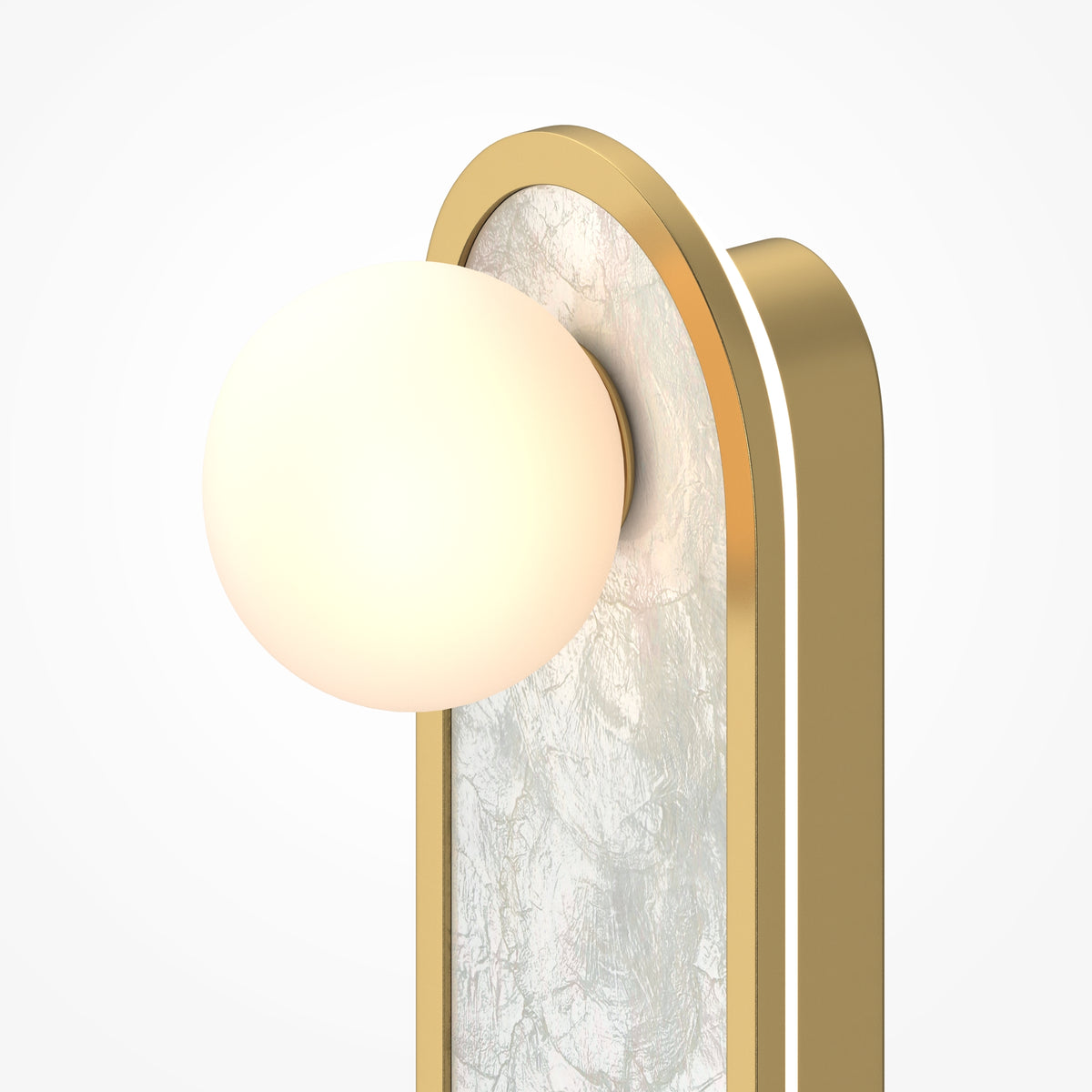 Lampada a muro Perlamour - Maytoni - Ottone - MOD473WL-L25BSK