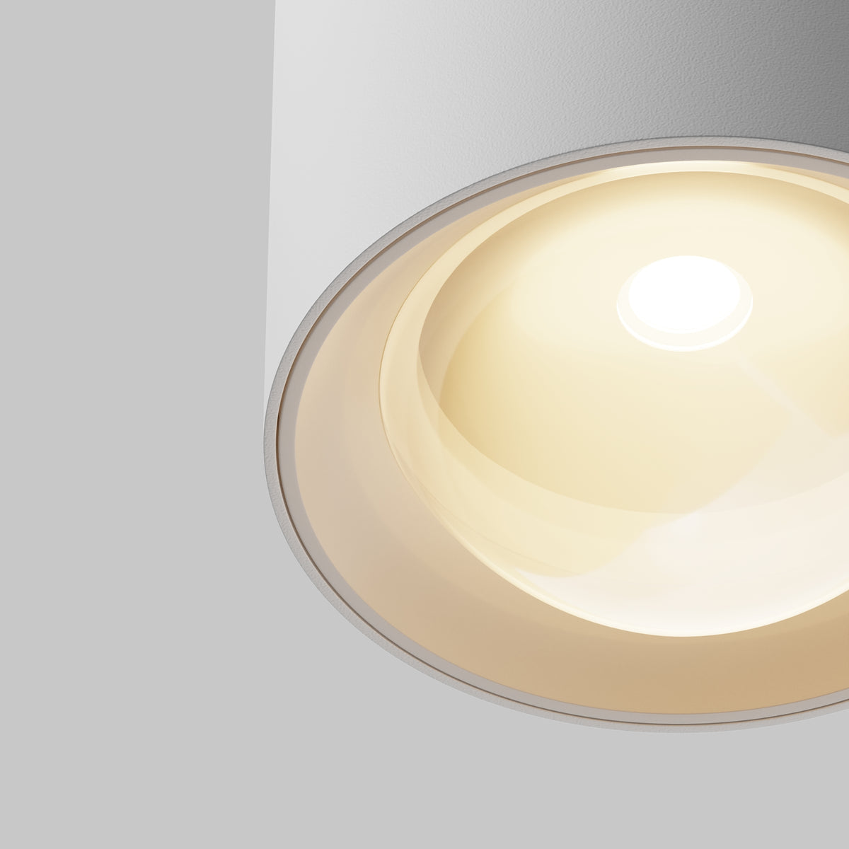 Lampada da soffitto Lens - Maytoni - Bianco - C217CL-15W3K-W