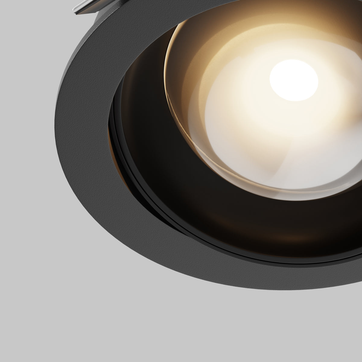 Faretto da incasso Lens - Maytoni - Nero - DL105-12W3K-B