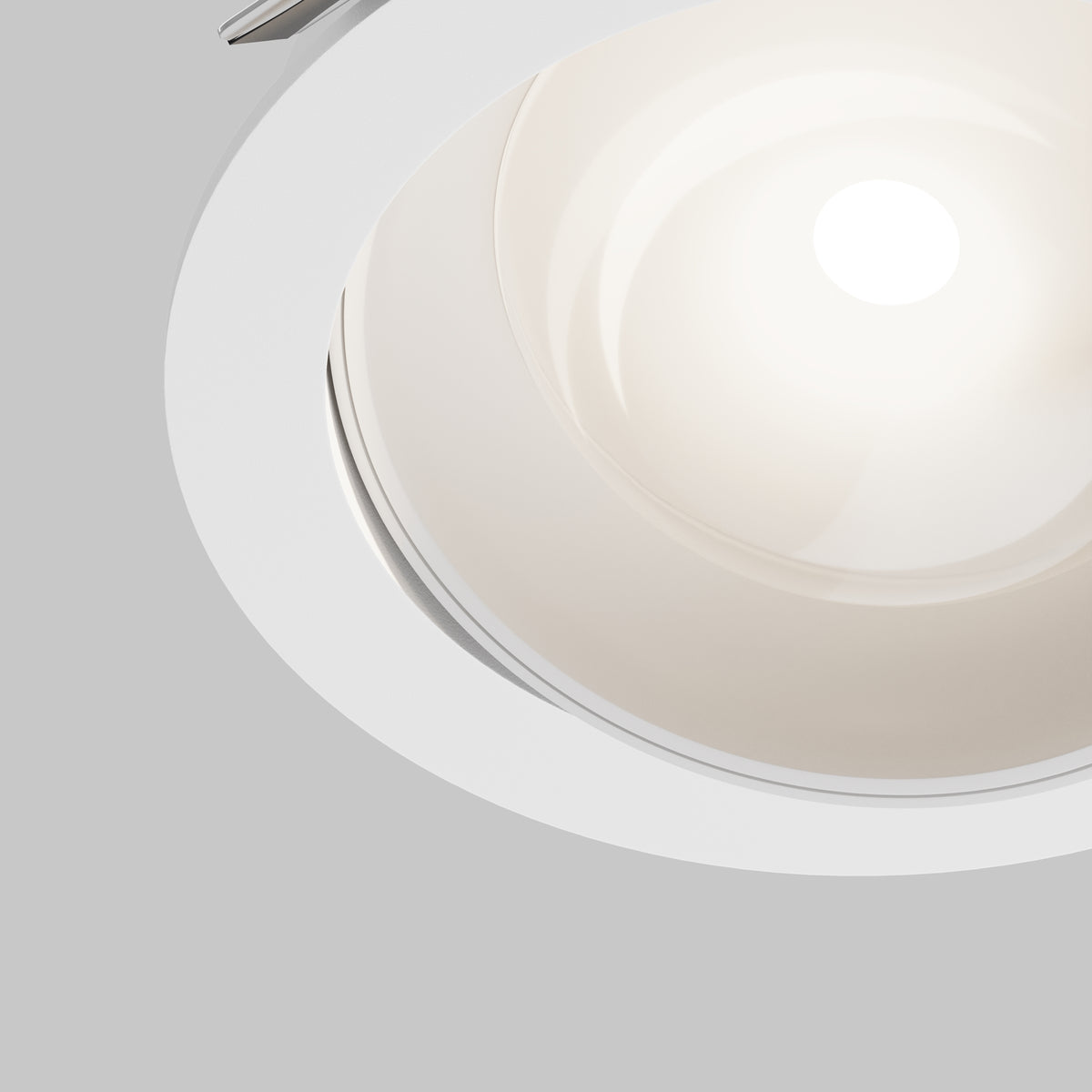Faretto da incasso Lens - Maytoni - Bianco - DL105-12W3K-W