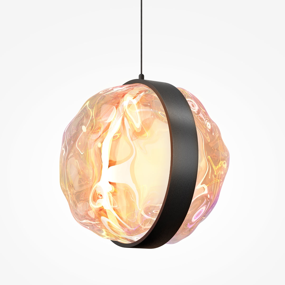 Lampada a sospensione Misterio - Maytoni - Nero - MOD379PL-L17B2.7K