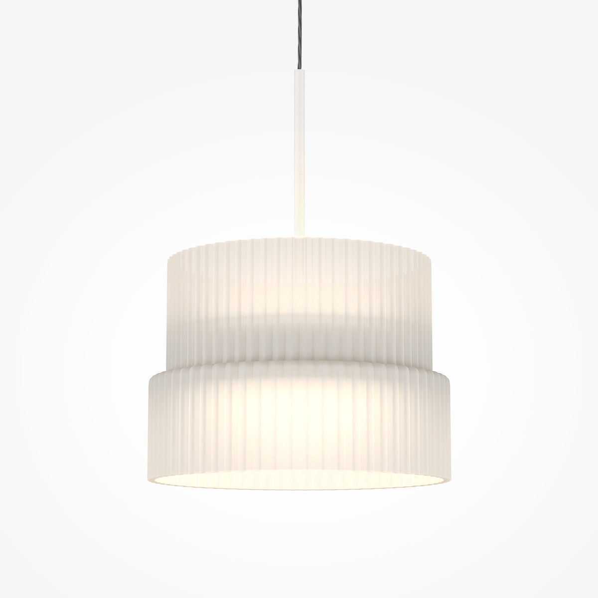 Lampada a sospensione Scala - Maytoni - Bianco - MOD496PL-L12WK