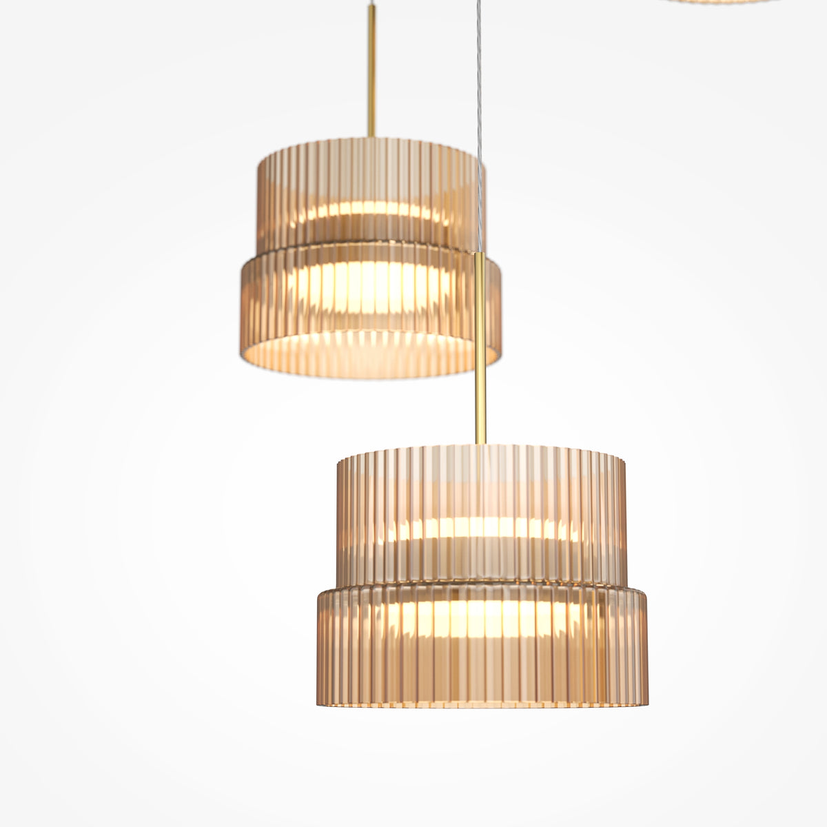 Lampada a sospensione Scala - Maytoni - Bronzo - MOD496PL-L33BZK