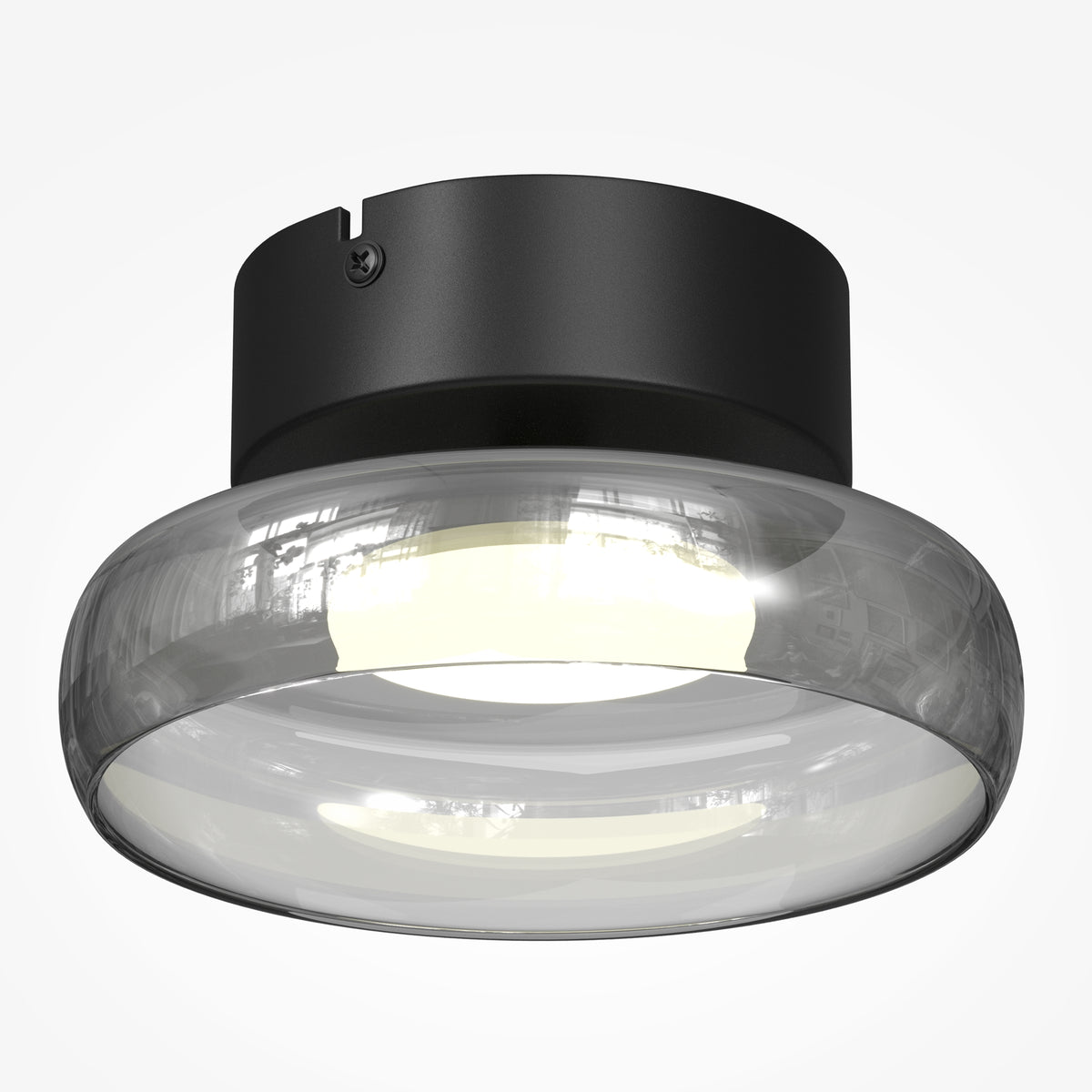 Lampada da soffitto Float - Maytoni - Nero - MOD498CL-L13BK1