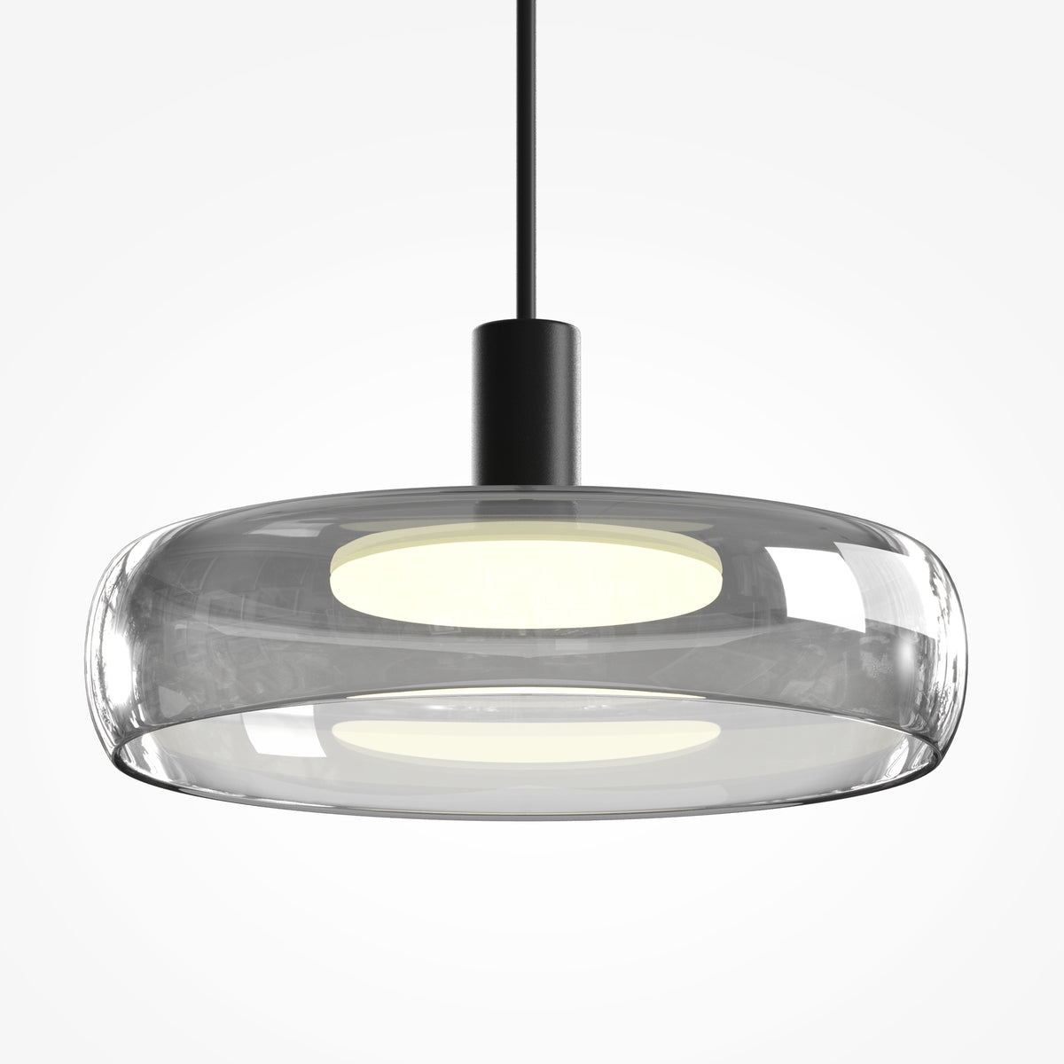 Lampada a sospensione Float - Maytoni - Nero - MOD498PL-L25BK1