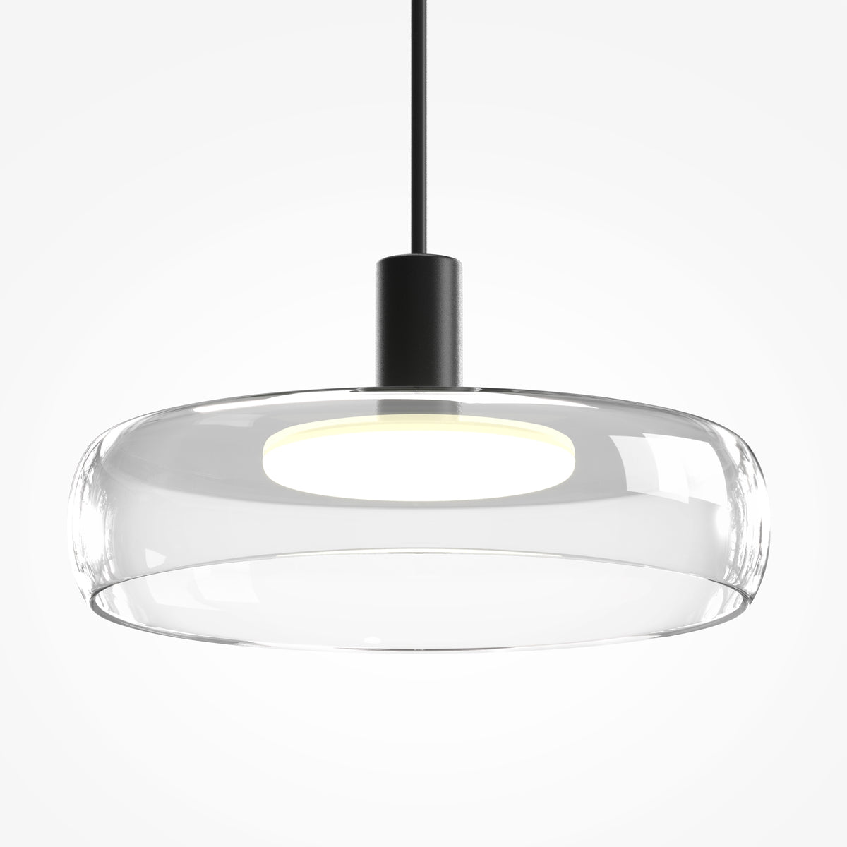 Lampada a sospensione Float - Maytoni - Nero - MOD498PL-L25BK