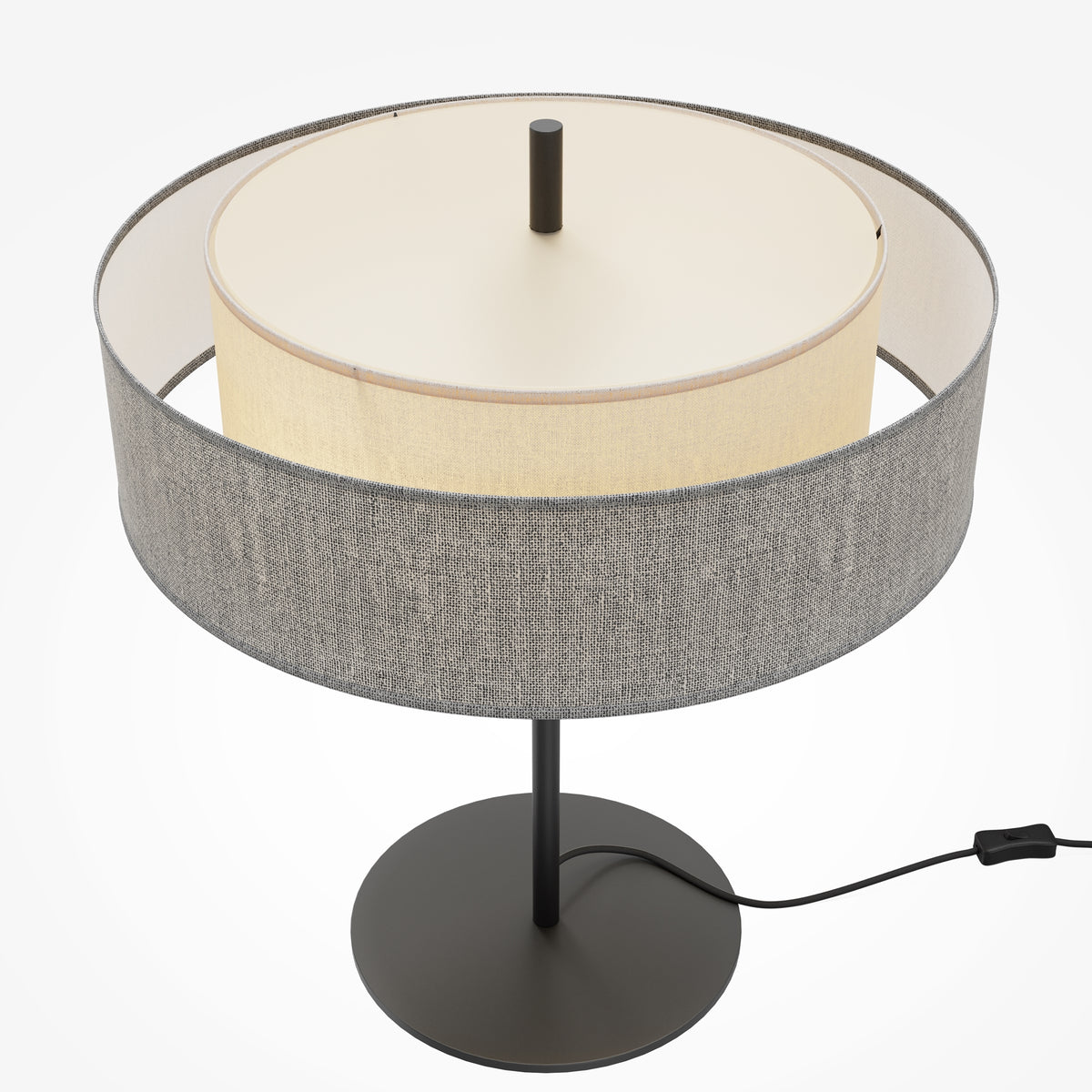 Lampada da tavolo Bergamo - Maytoni - Nero - MOD613TL-02GR