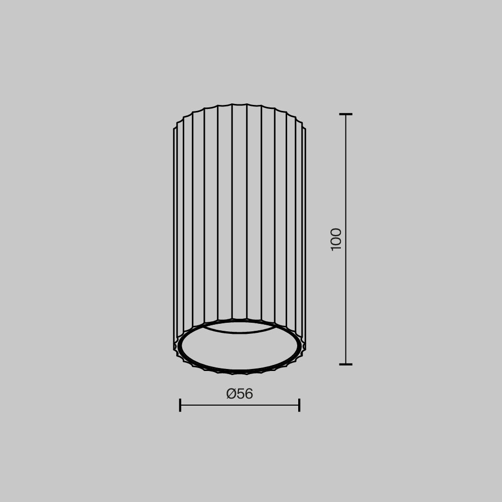 Lampada da soffitto Calipso - Maytoni - Ottone - C106CL-01-GU10-BS