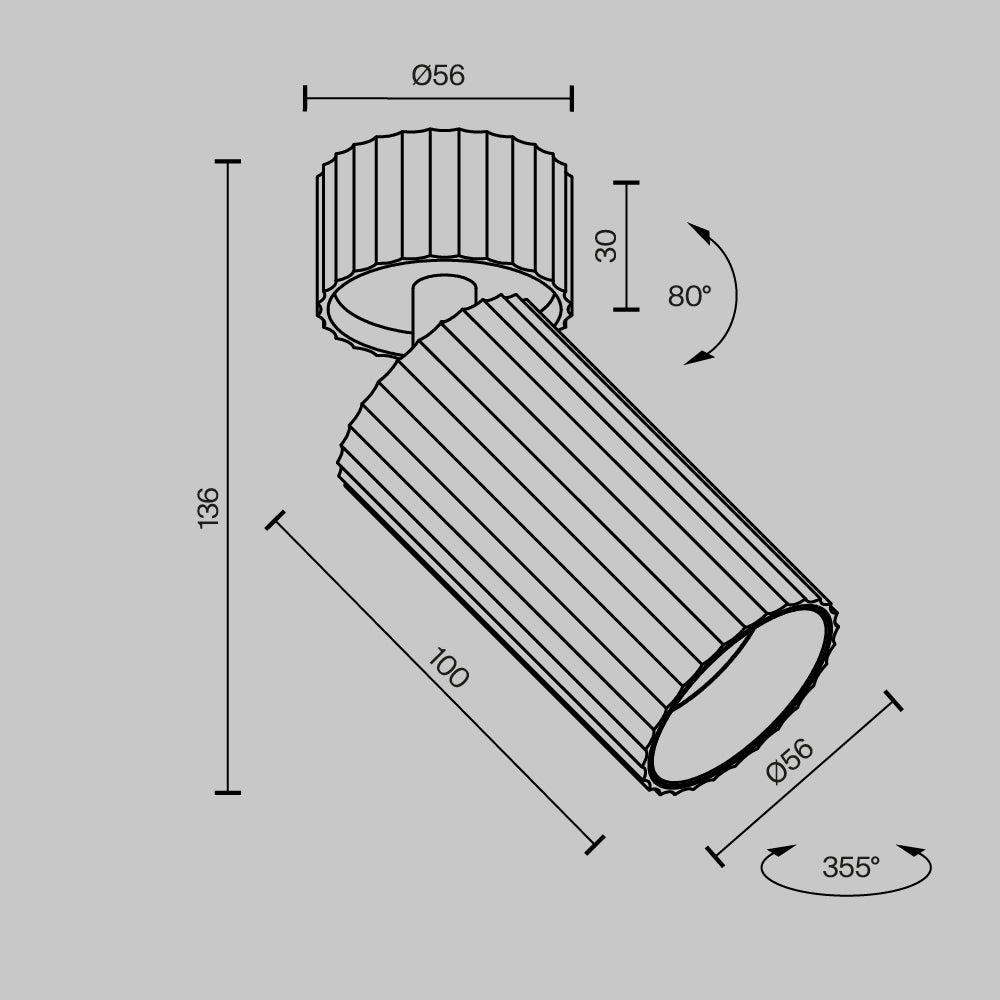 Lampada da soffitto Calipso - Maytoni - Ottone - C108CL-01-GU10-BS