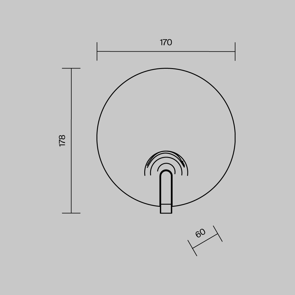 Lampada a muro Regatta - Maytoni - Ottone - MOD481WL-L5BS3K