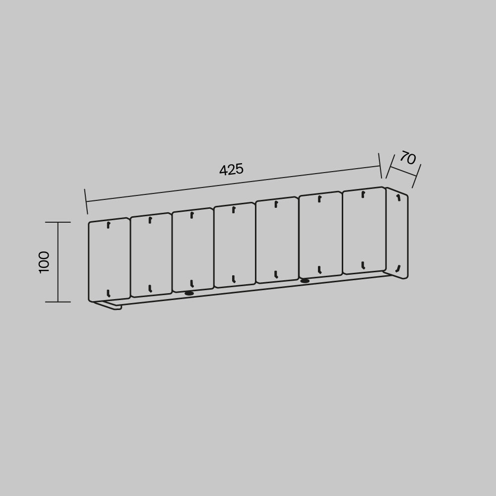 Lampada a muro Majesty - Maytoni - Oro - MOD517WL-L7BS3K