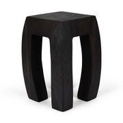 Tavolino in legno massello Stool S.A.S. 001 - Charcoal Black