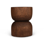 Tavolino in legno massello Stool S.A.S. 004 - Dark Brown