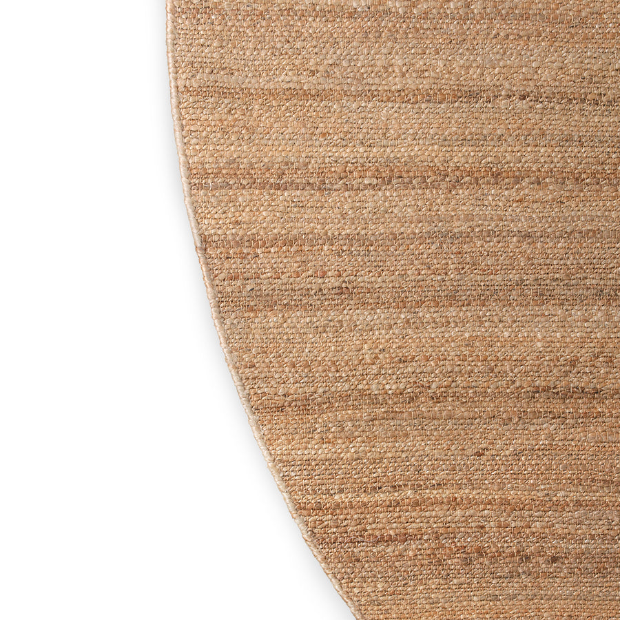 Tappeto rotondo in canapa intrecciata (250x250 cm)