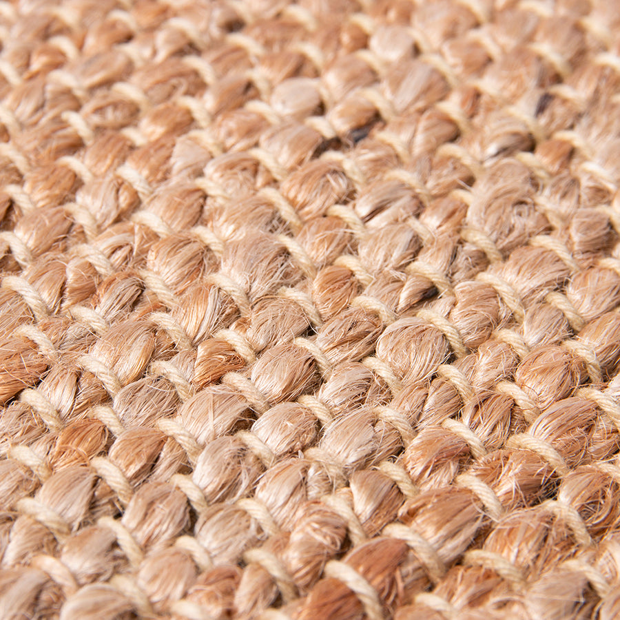 Tappeto rotondo in canapa intrecciata (250x250 cm)
