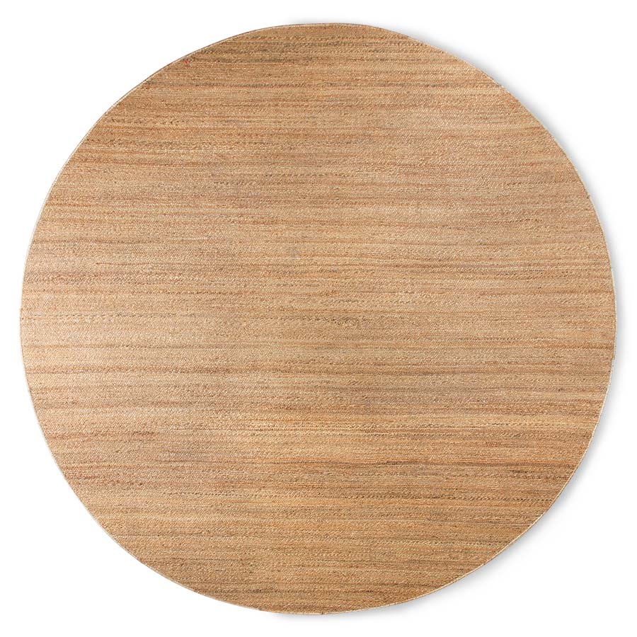 Tappeto rotondo in canapa intrecciata (250x250 cm)