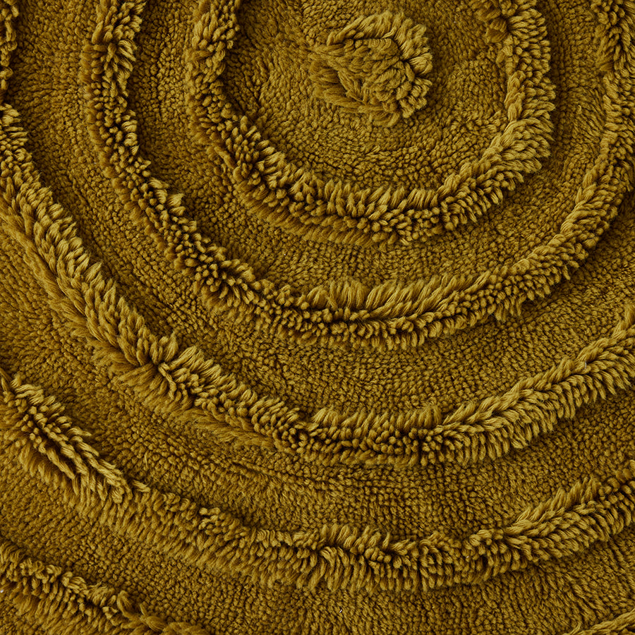 Tappeto rotondo in lana alghe marine (150x150 cm)