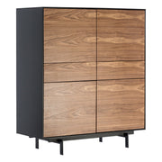 Madia siviglia Nero/noce