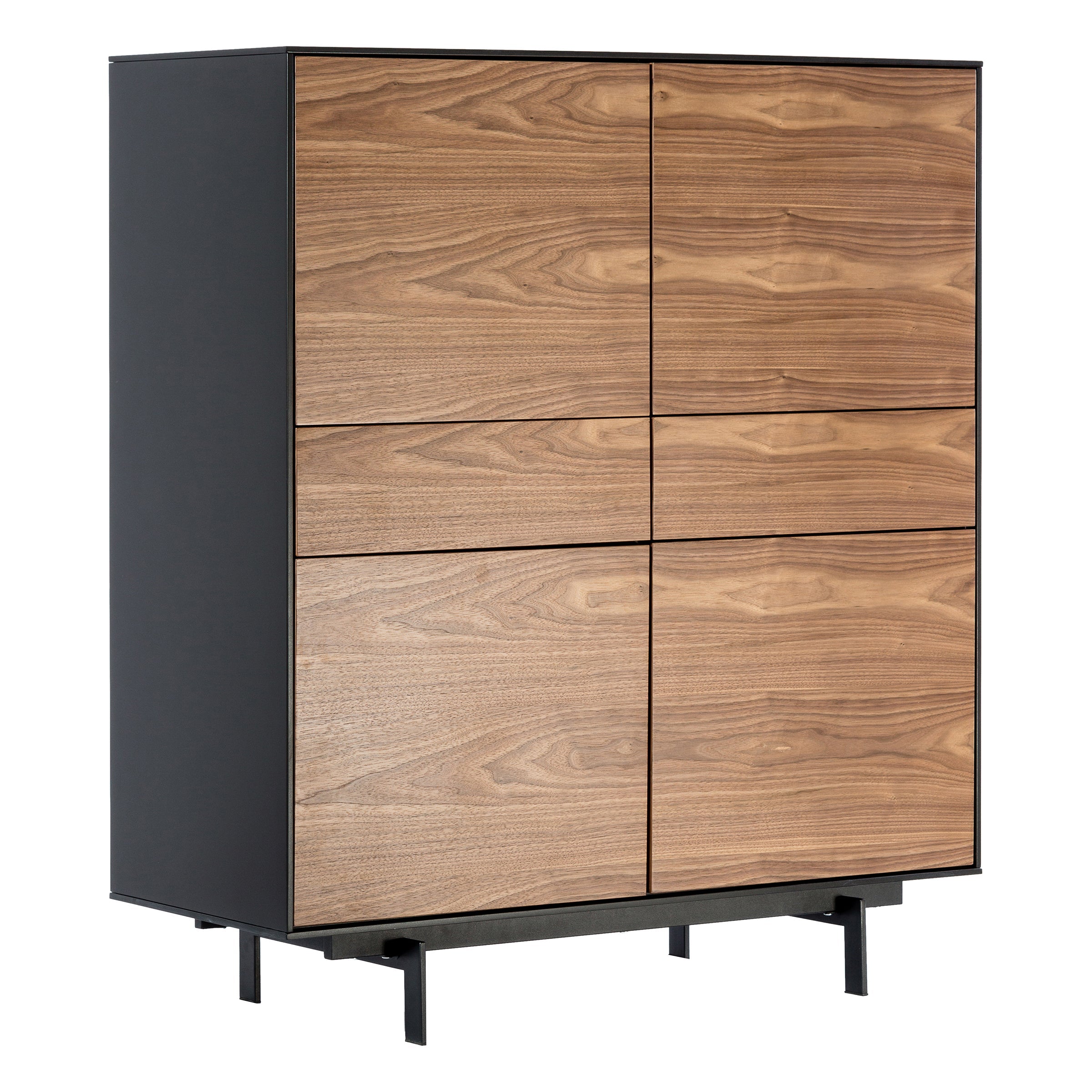 Madia siviglia Nero/noce