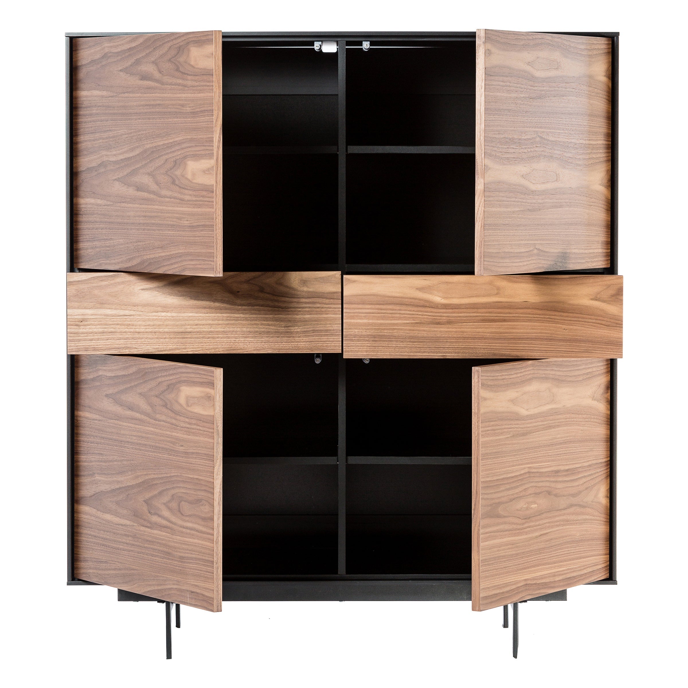 Madia siviglia Nero/noce