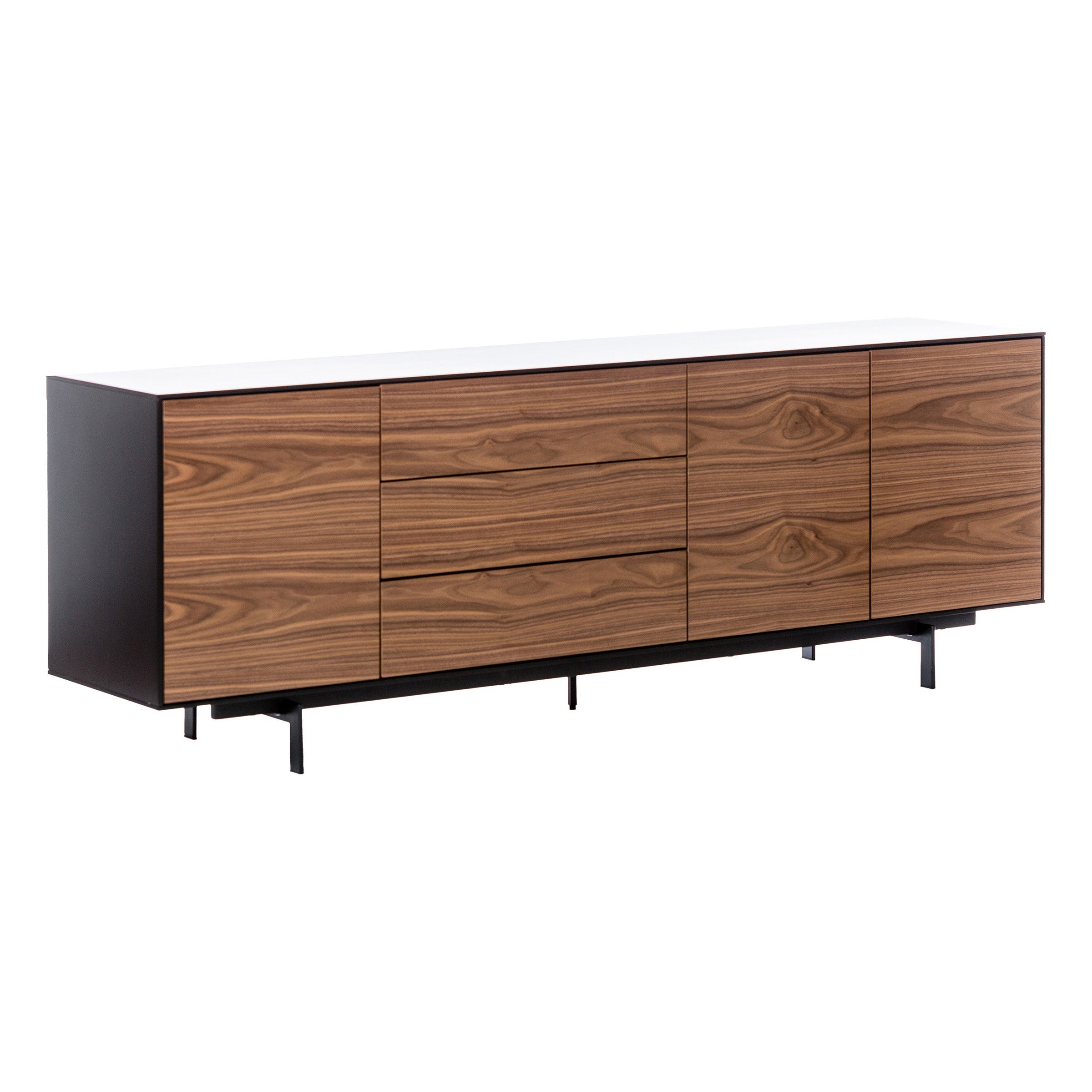 Credenza siviglia nero/noce
