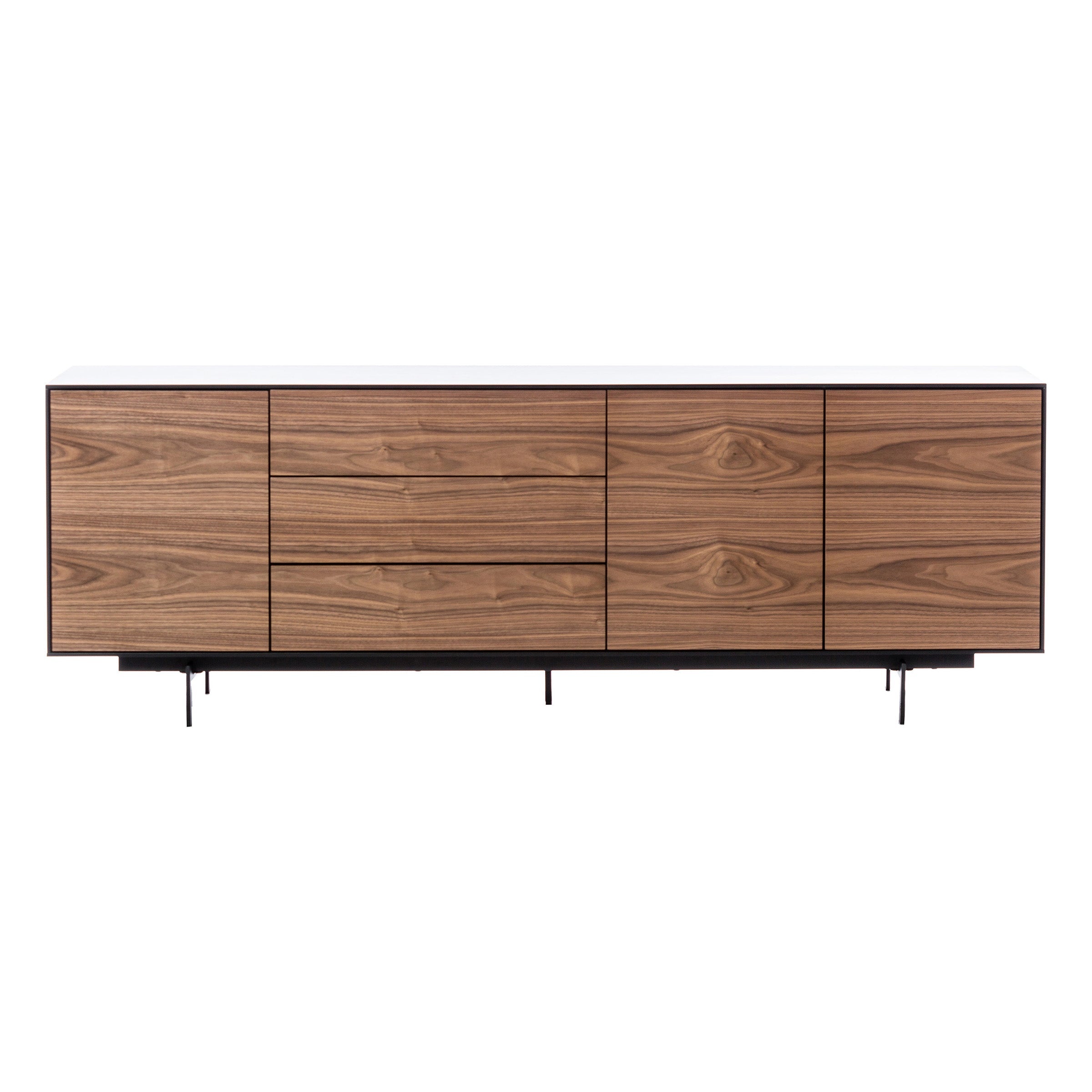 Credenza siviglia nero/noce