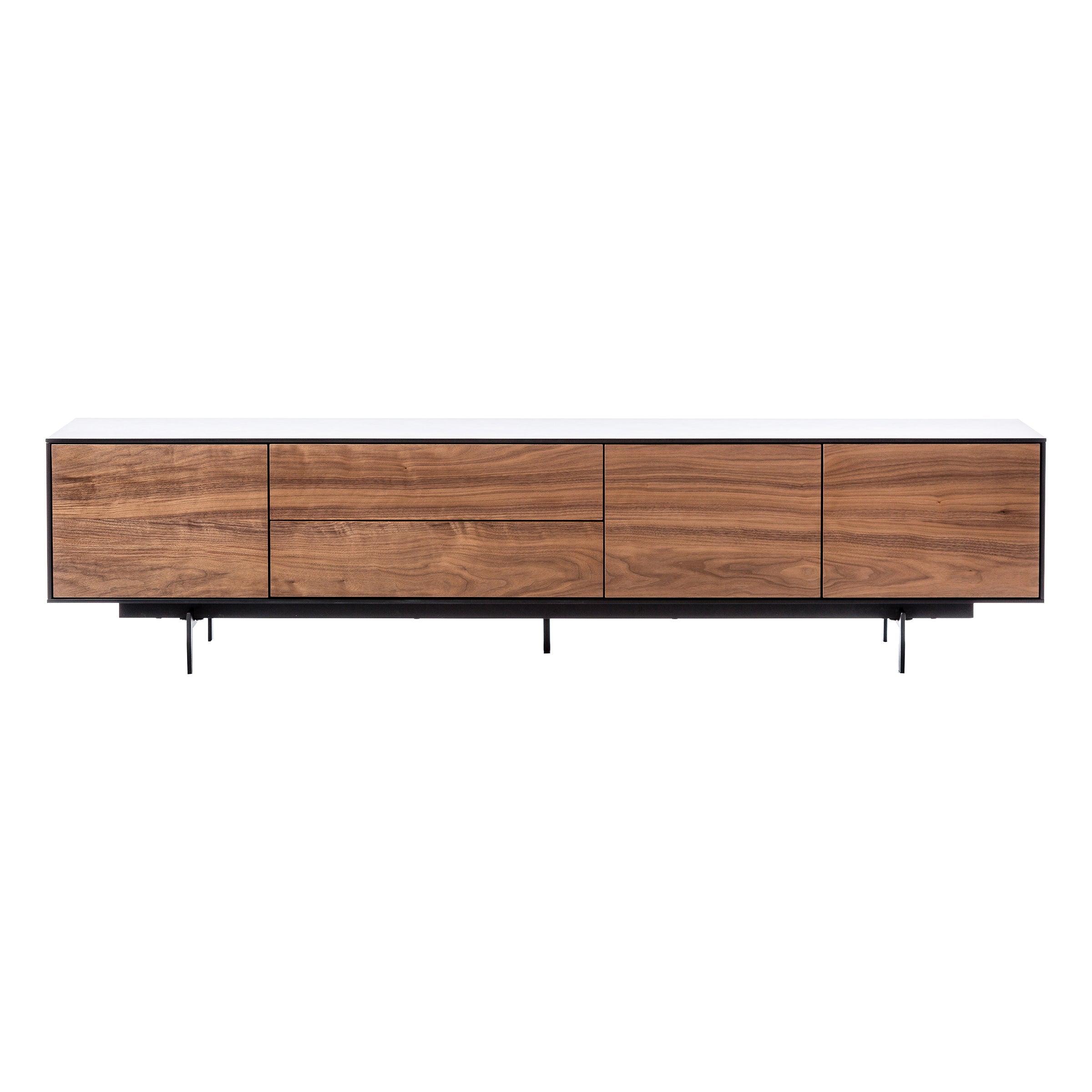 Mobile tv siviglia nero/noce