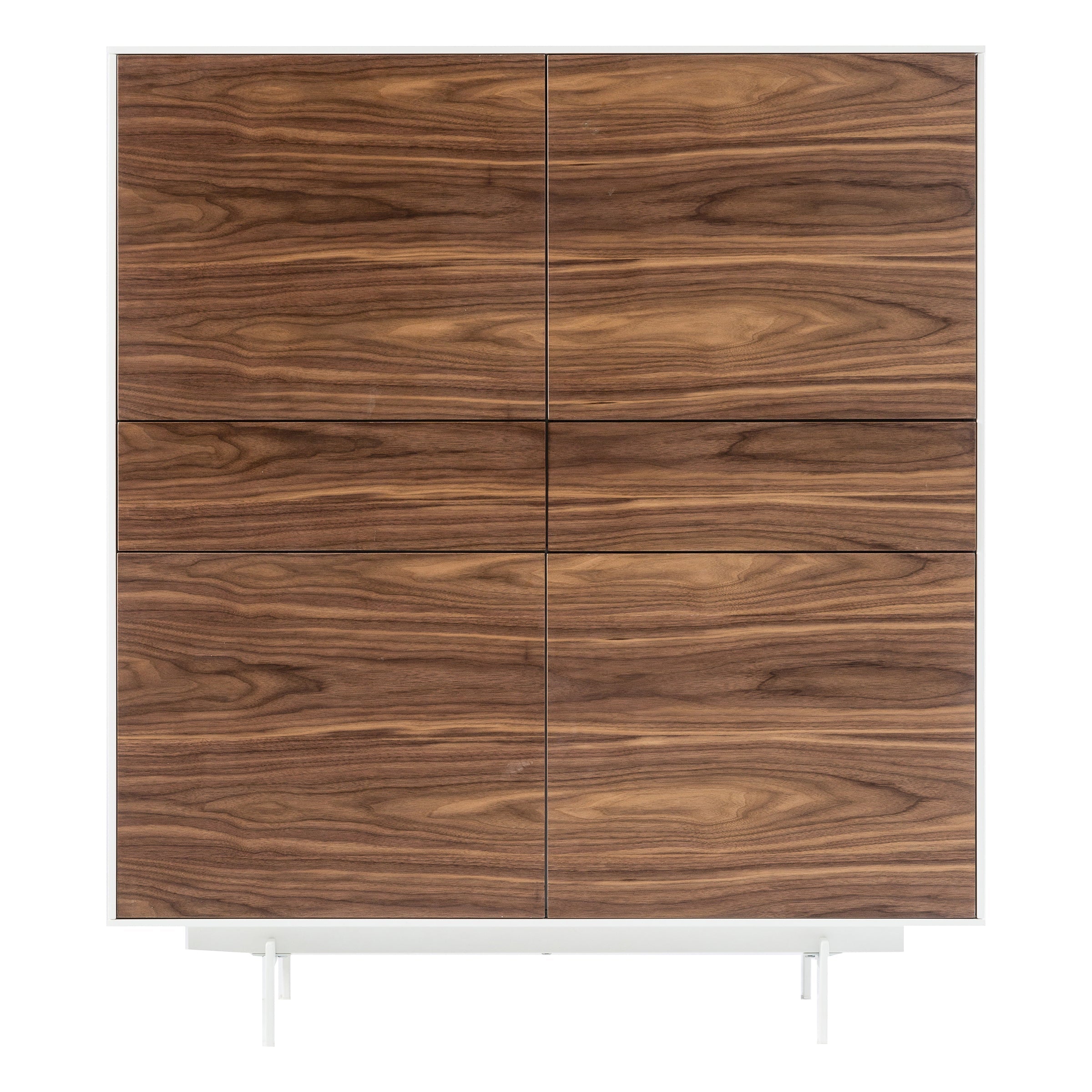 Madia siviglia  siviglia bianco/noce