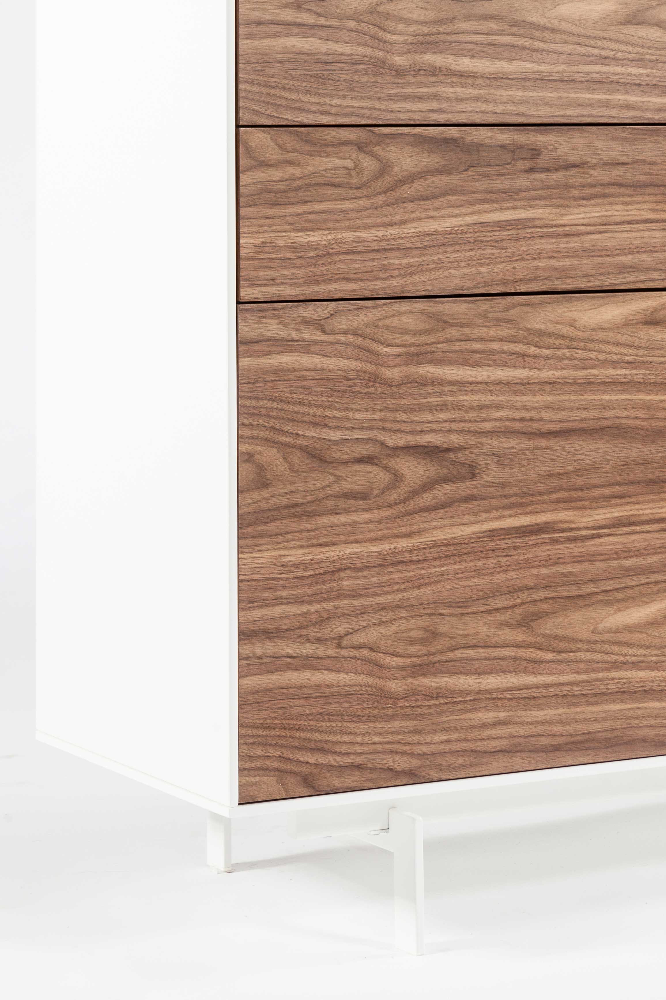 Madia siviglia  siviglia bianco/noce