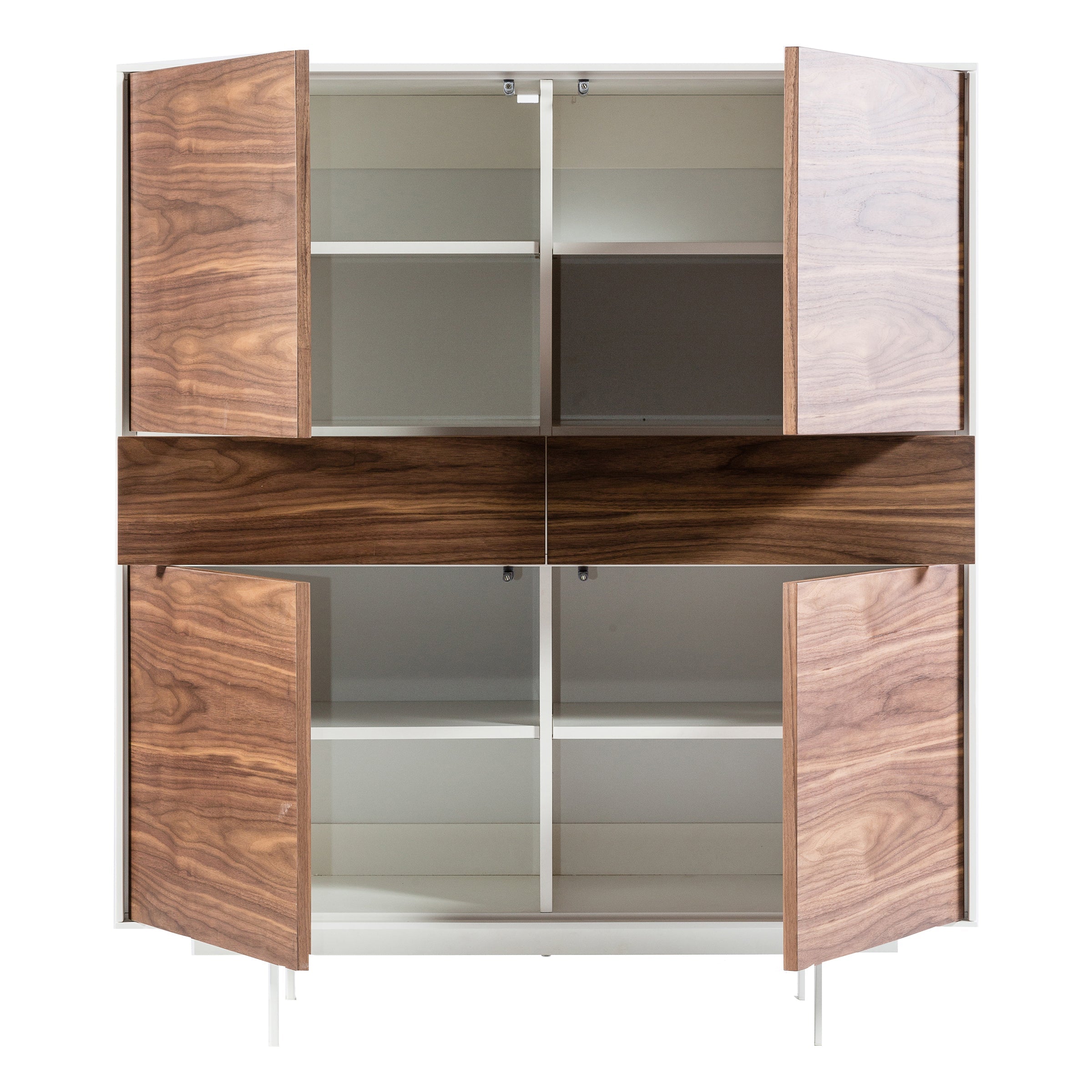 Madia siviglia  siviglia bianco/noce