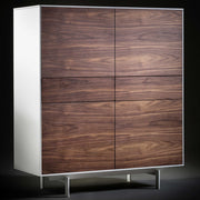 Madia siviglia  siviglia bianco/noce