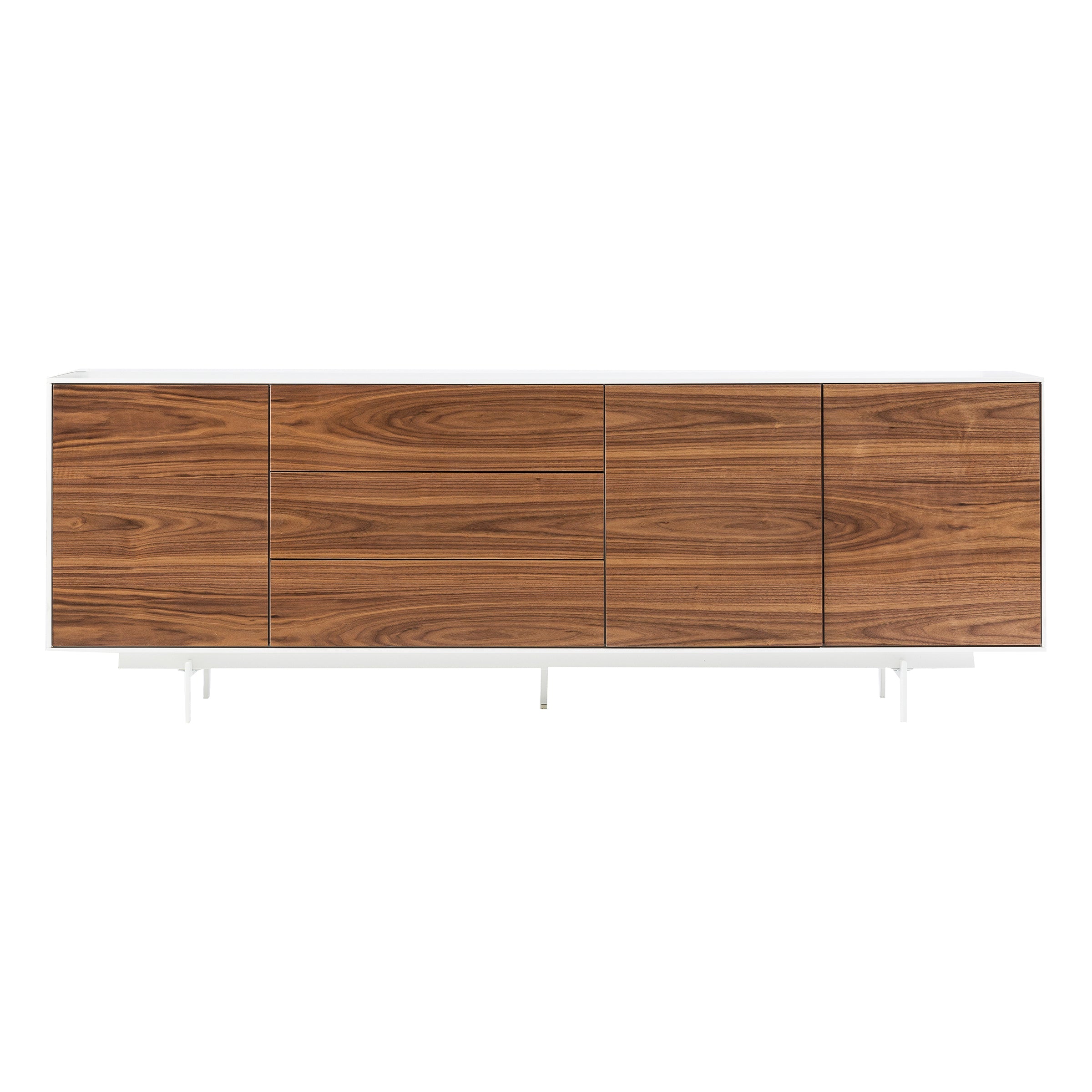 Credenza siviglia bianco/noce
