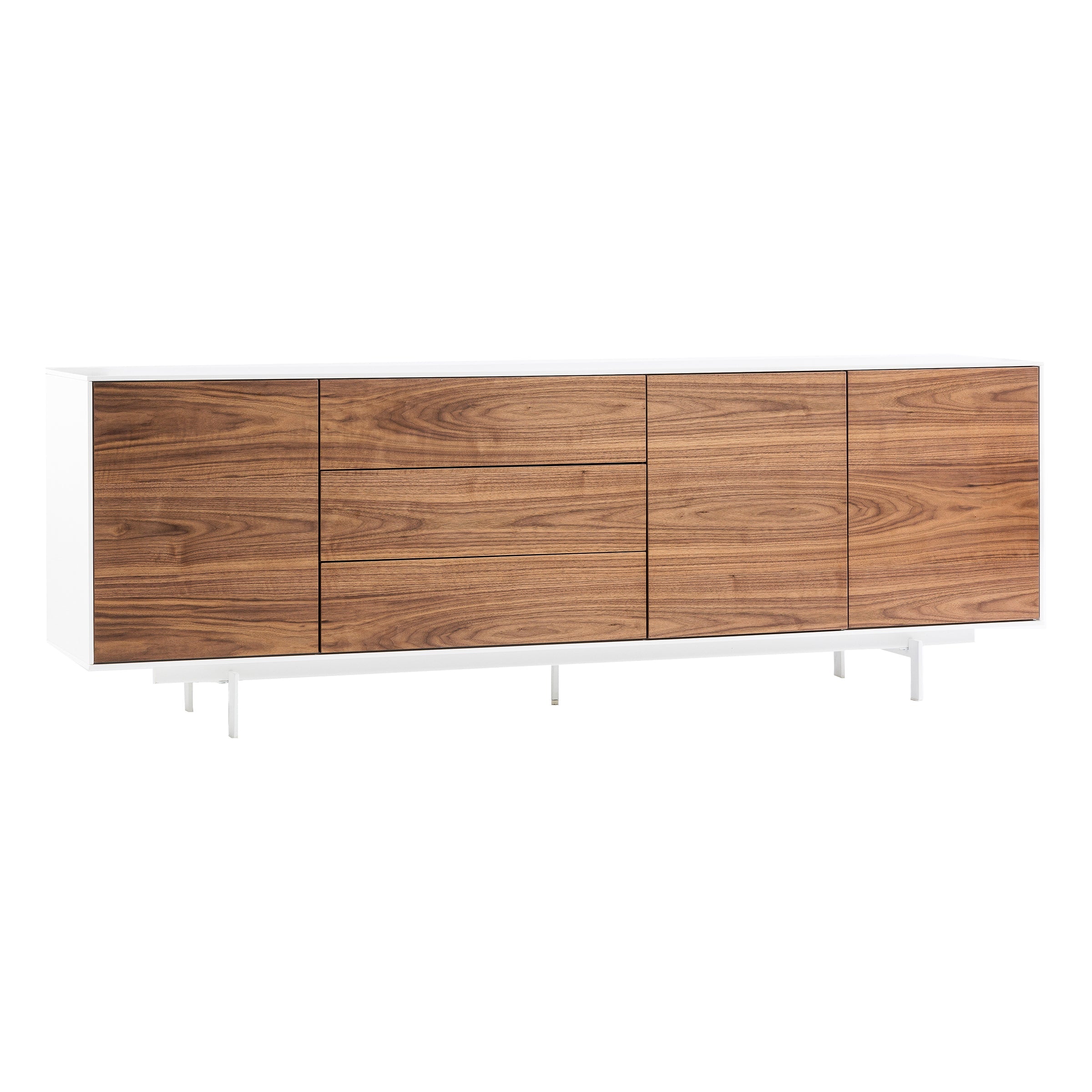 Credenza siviglia bianco/noce