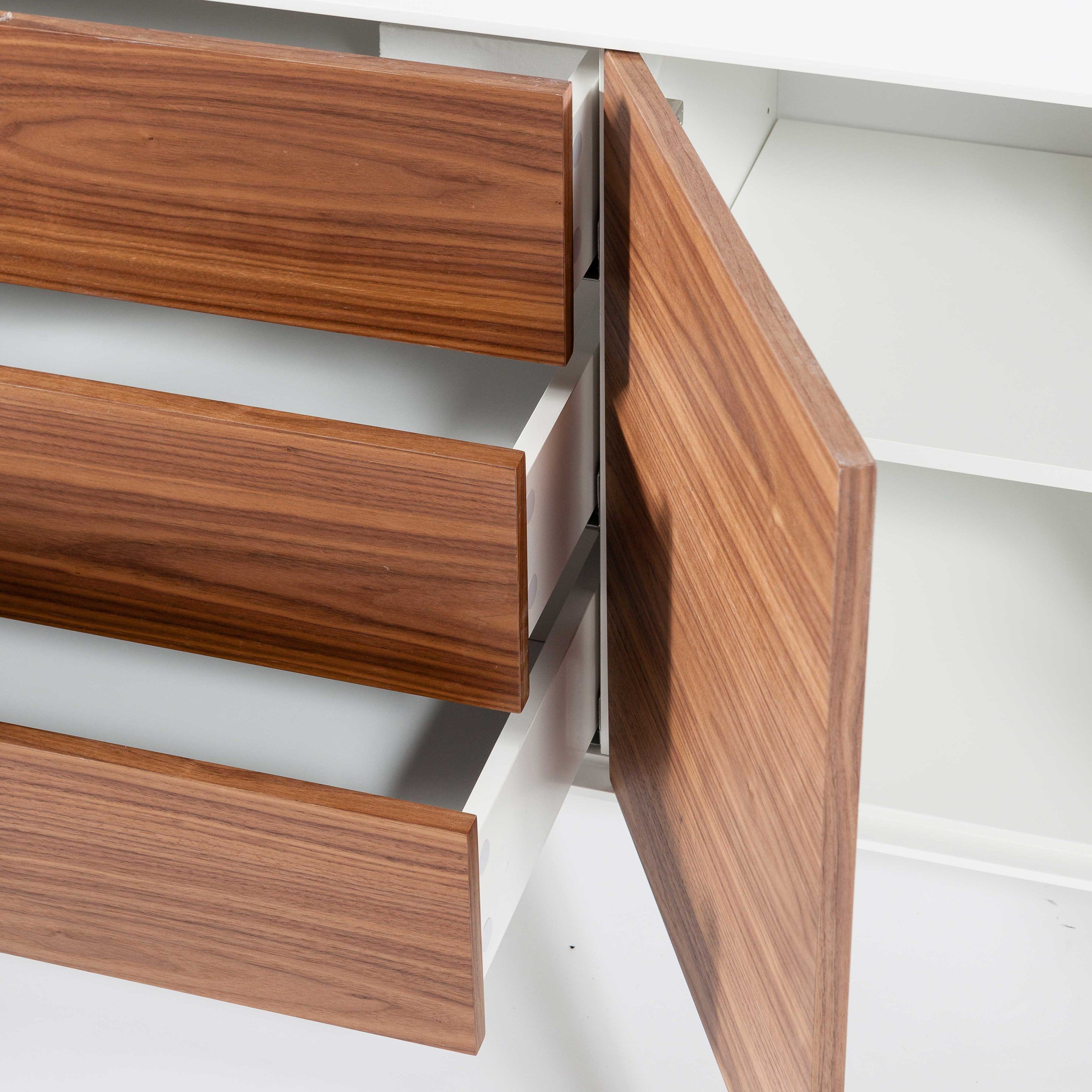 Credenza siviglia bianco/noce